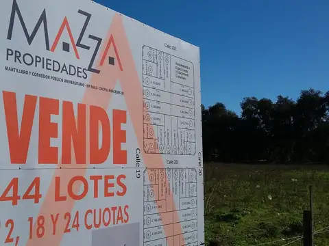 Loteo - Barrio Abierto Los Álamos - Lotes de 800 m2 a 1100 m2